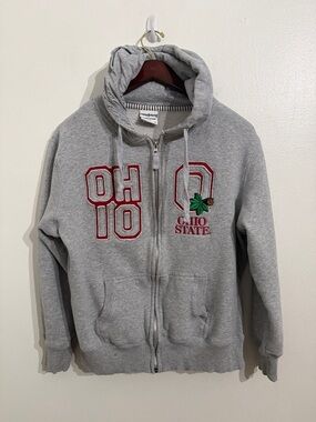 OHIO STATE BUCKEYES Zip Up Hoodie Youth Large Collegiate Kids